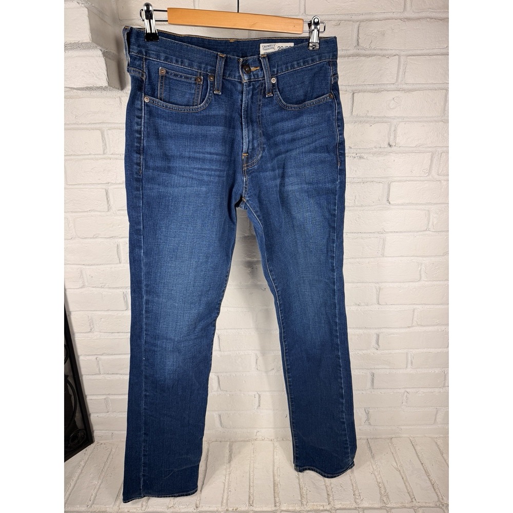 Cremieux Premium Denim Mens 29x32 Straight Leg Blue Stretch Jeans